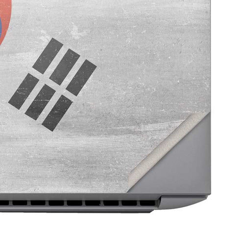 South Korean Flag Distressed HP ZBook Fury 16 G10 Skin
